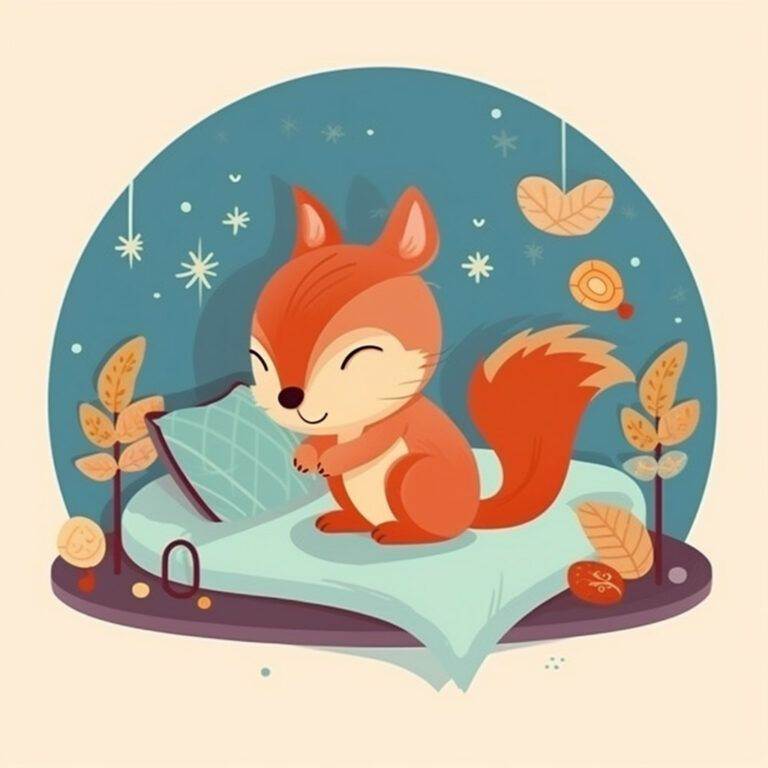 Cuento infantil de La mañana feliz de la ardilla Nuki