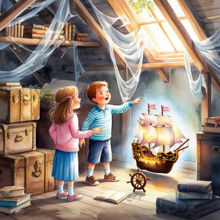 Cuento infantil de El Barco de las Nubes