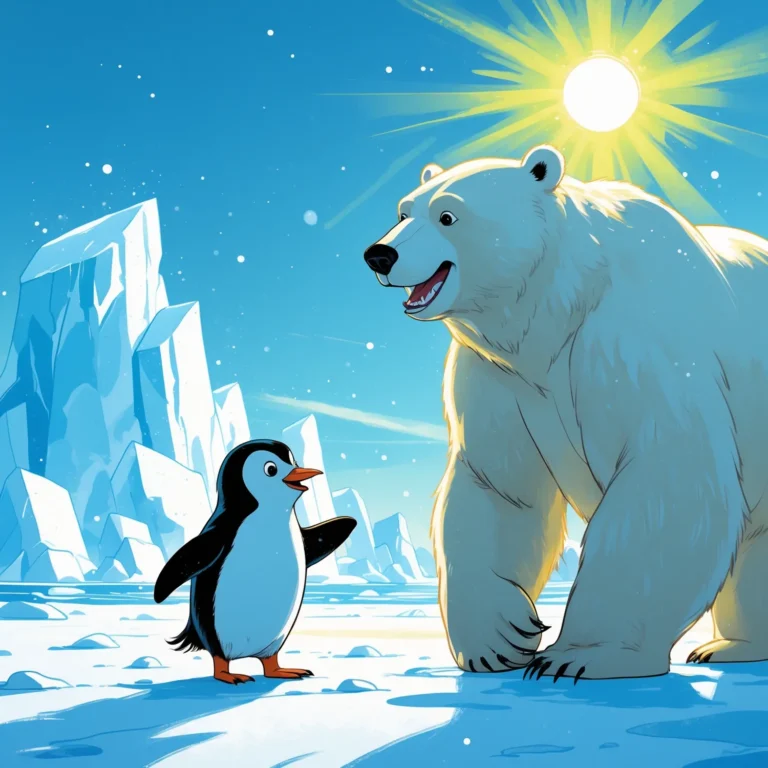 Cuento infantil de ¿Quién vive en el hielo?