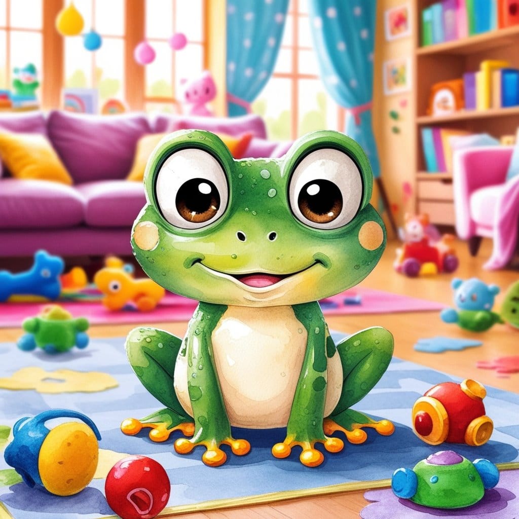 cuento-corto-ninos-rana-desorden-juquetes