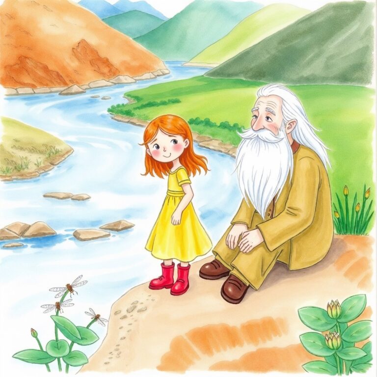 Cuento infantil de El río que habla en susurros