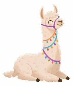 La Llama enseña vocales