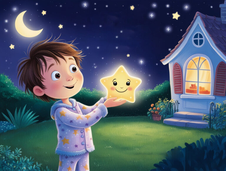 Cuento infantil de El Niño y la Estrella Caída