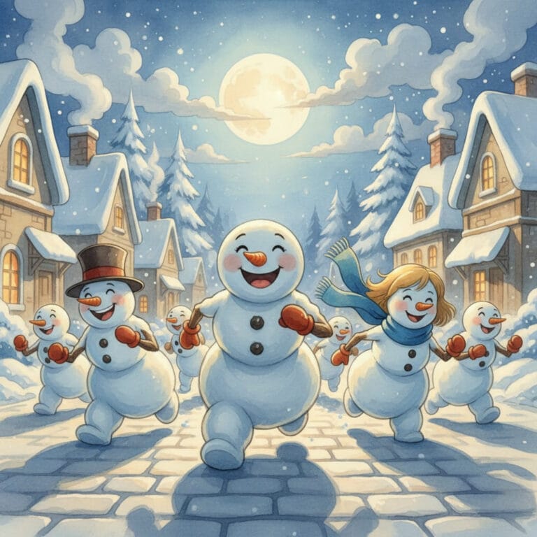 Cuento infantil de Lumi, el muñeco de nieve que cobra vida