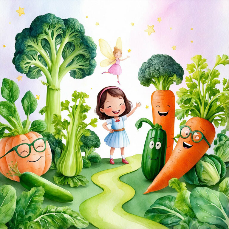 Cuento infantil de El Mundo Mágico de las Verduras
