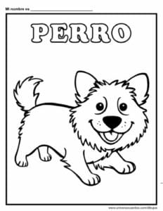 dibujo-perro-3-colorear-niños-universocuentos-com