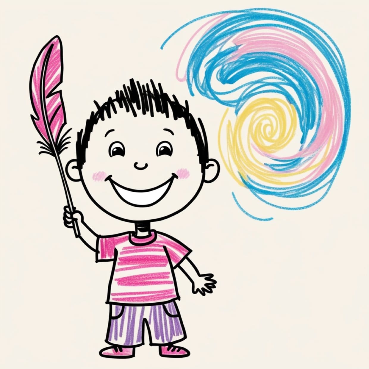 historia-corta-pluma-magica