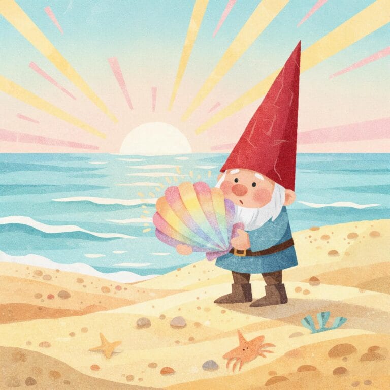 Cuento infantil de Pipo el duende tímido y la caracola brillante