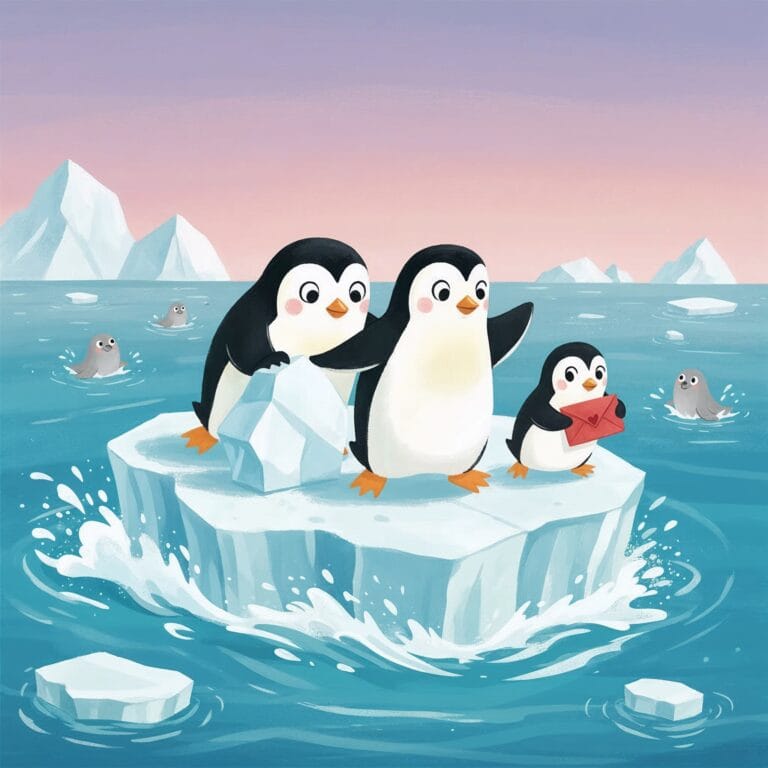 Cuento infantil de La misión pingüina del Polo Sur